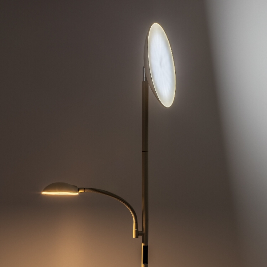 Rabalux - LED dimbare vloerlamp LED/23W/230V 3000/4200/6500 beige