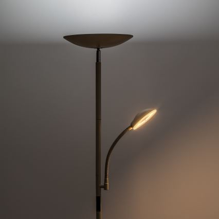 Rabalux - LED dimbare vloerlamp LED/23W/230V 3000/4200/6500 beige