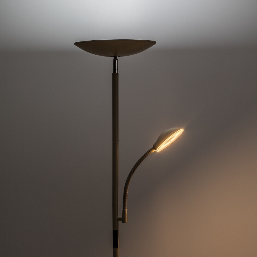 Rabalux - LED dimbare vloerlamp LED/23W/230V 3000/4200/6500 beige