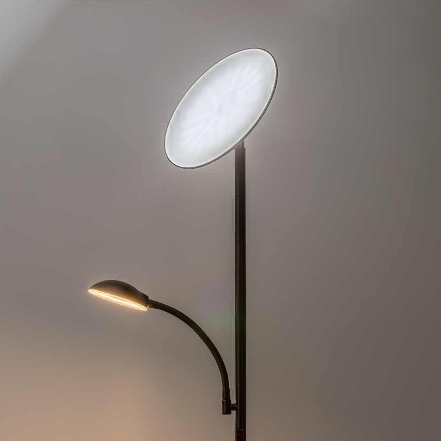 Rabalux - LED Dimbare vloerlamp LED/23W/230V 3000/4200/6500 zwart