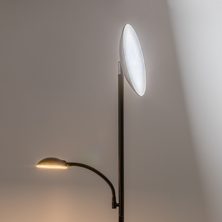 Rabalux - LED Dimbare vloerlamp LED/23W/230V 3000/4200/6500 zwart