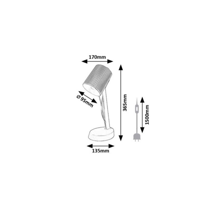 Rabalux - Tafellamp 1xE14/11W/230V beige