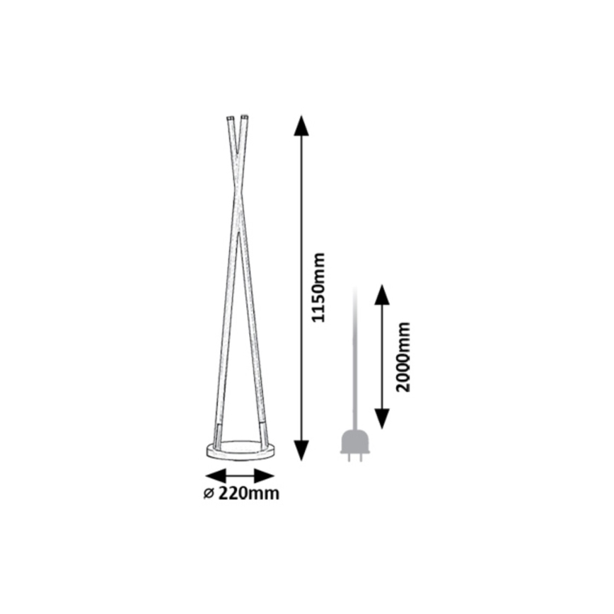 Rabalux - Staande LED Lamp LED/28W/230V 3000K