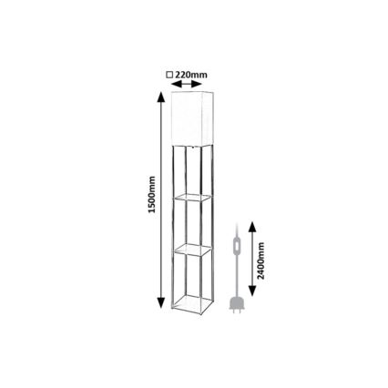 Rabalux - Vloerlamp 1xE27/40W/230V beige