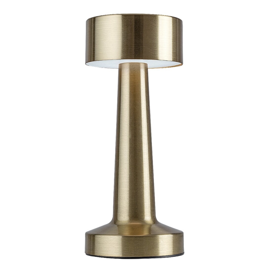 Rabalux - LED Oplaadbaar aanraken tafellamp LED/2,7W/5V 1200mAh 3000/4000/6000K goud