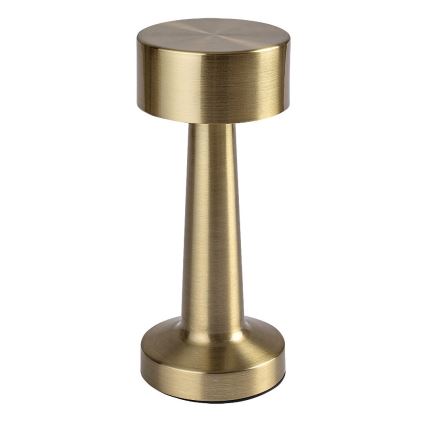 Rabalux - LED Oplaadbaar aanraken tafellamp LED/2,7W/5V 1200mAh 3000/4000/6000K goud