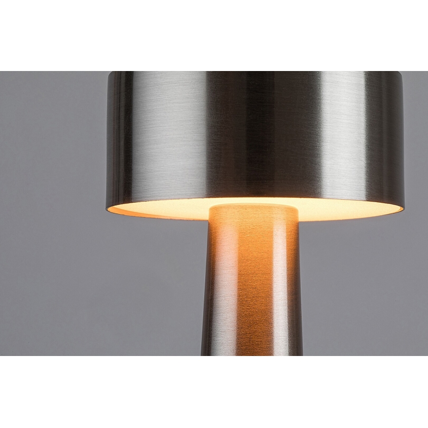 Rabalux - LED Oplaadbare touch tafellamp LED/2,7W/5V 1200mAh 3000/4000/6000K mat chroom