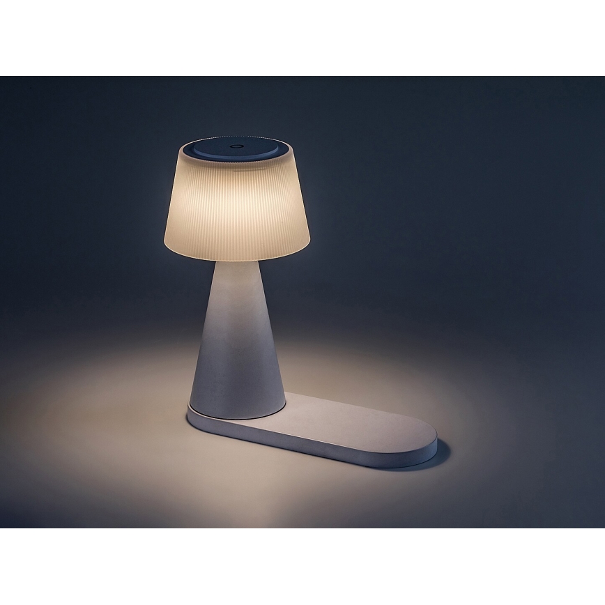Rabalux - LED Dimbare oplaadbare tafellamp met draadloos opladen LED/5W/5V 3000/4000/5000K