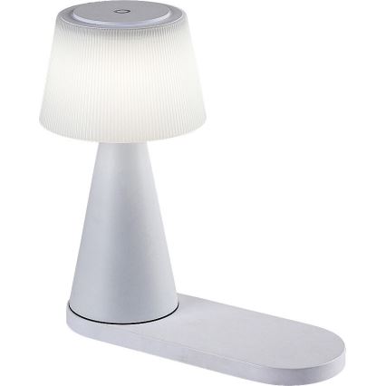 Rabalux - LED Dimbare oplaadbare tafellamp met draadloos opladen LED/5W/5V 3000/4000/5000K