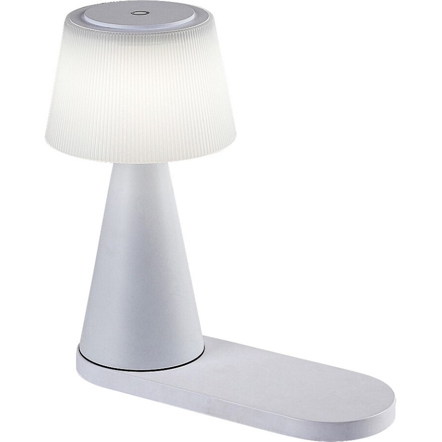 Rabalux - LED Dimbare oplaadbare tafellamp met draadloos opladen LED/5W/5V 3000/4000/5000K