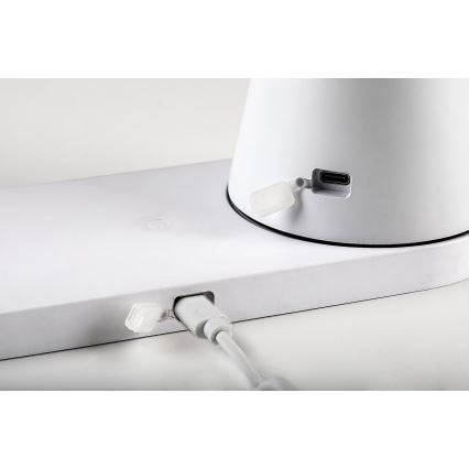 Rabalux - LED Dimbare oplaadbare tafellamp met draadloos opladen LED/5W/5V 3000/4000/5000K