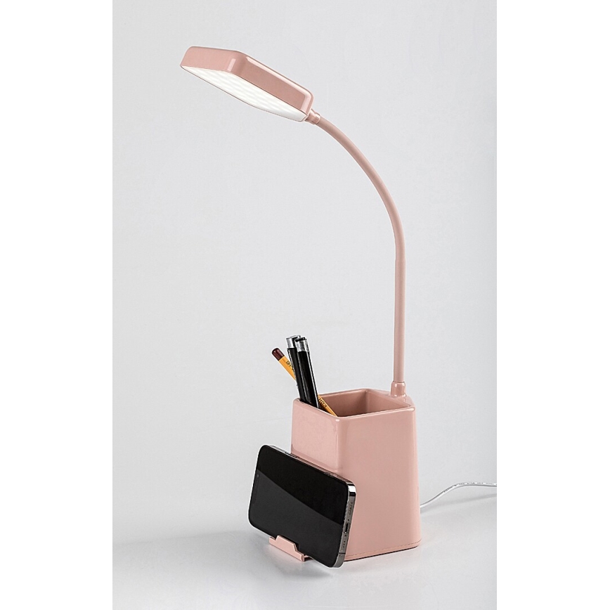 Rabalux - Dimbare LED tafellamp LED/6W/230V 5000K roze