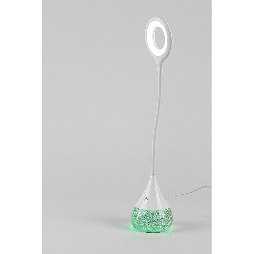 Rabalux - LED RGB Dimbaar tafellamp LED/4W/230V wit
