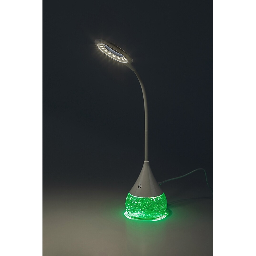 Rabalux - LED RGB Dimbaar tafellamp LED/4W/230V wit