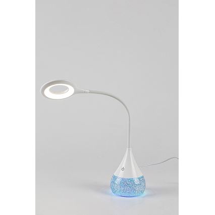 Rabalux - LED RGB Dimbaar tafellamp LED/4W/230V wit