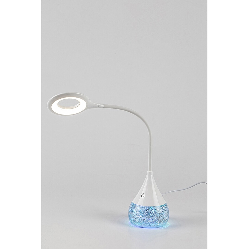 Rabalux - LED RGB Dimbaar tafellamp LED/4W/230V wit