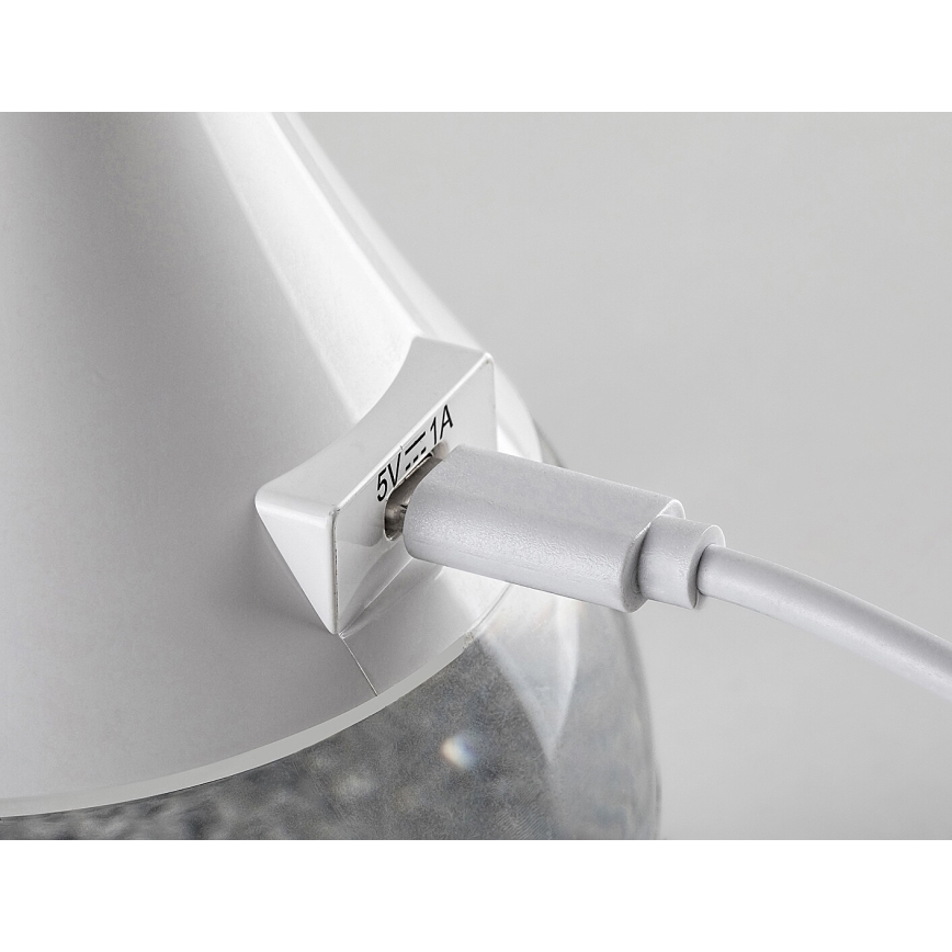 Rabalux - LED RGB Dimbaar tafellamp LED/4W/230V wit