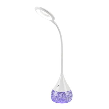Rabalux - LED RGB Dimbaar tafellamp LED/4W/230V wit