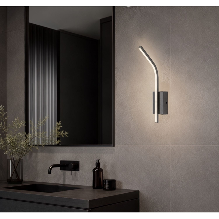 Rabalux - LED badkamerwandlamp LED/10W/230V 4000K IP44 antraciet