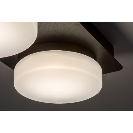 Rabalux - LED Plafondverlichting badkamer 2xLED/5,5W/230V IP44 zwart