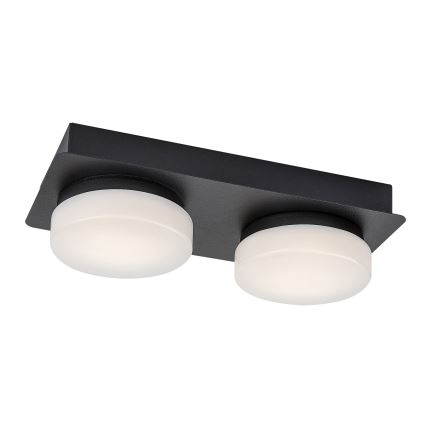 Rabalux - LED Plafondverlichting badkamer 2xLED/5,5W/230V IP44 zwart