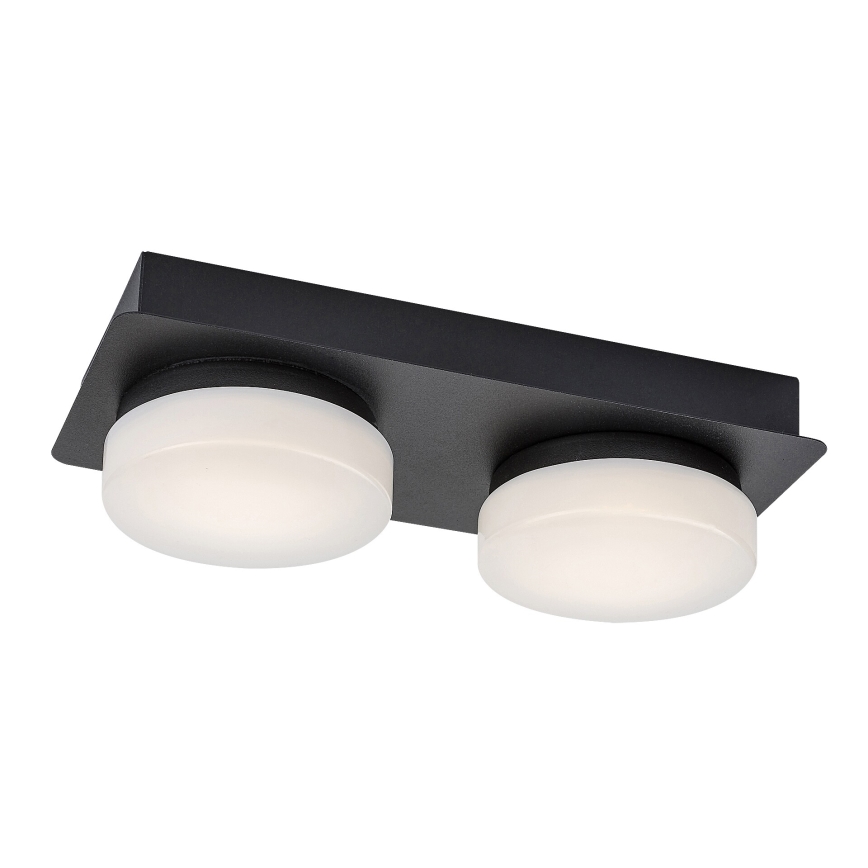 Rabalux - LED Plafondverlichting badkamer 2xLED/5,5W/230V IP44 zwart