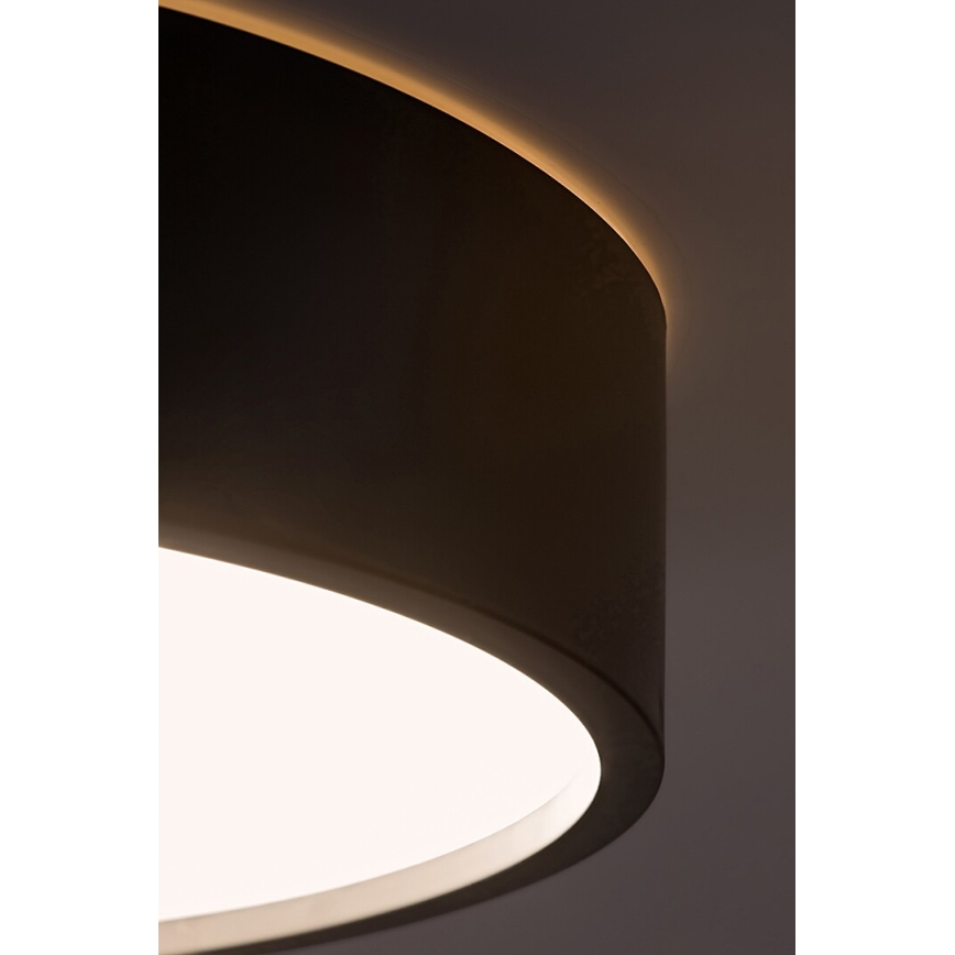 Rabalux - LED plafondlamp LED/18W/230V IP44 4000K diameter 28 cm zwart