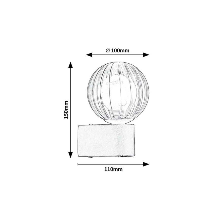Rabalux - Wandlamp voor buiten 1xG9/3,5W/230V IP44