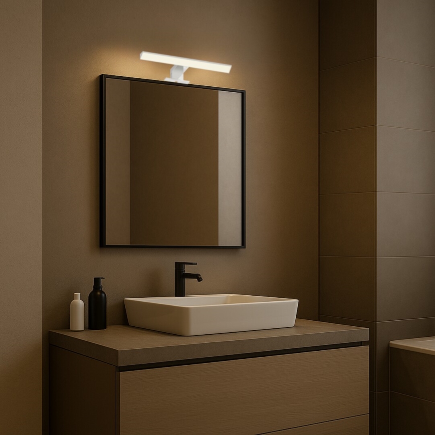 Rabalux - LED-spiegelverlichting voor de badkamer, 6W, 230V, IP44, 30 cm, glanzend chroom