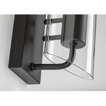 Rabalux - Badkamer wandlamp 1xE14/12W/230V IP44 zwart