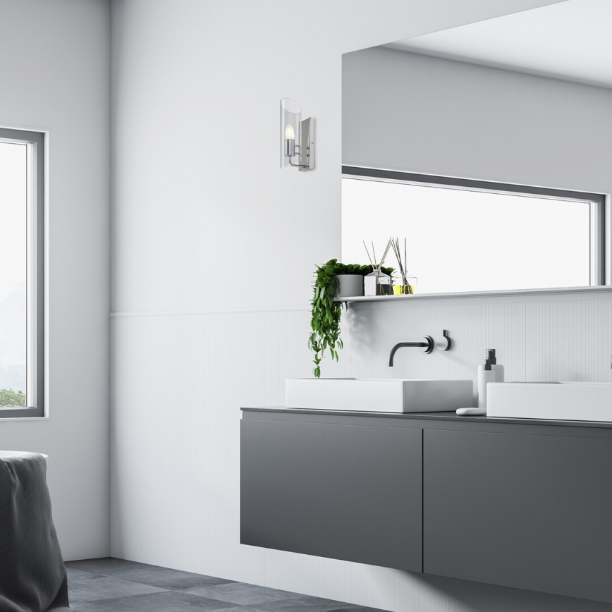 Rabalux - Badkamer wandlamp 1xE14/12W/230V IP44 glanzend chroom
