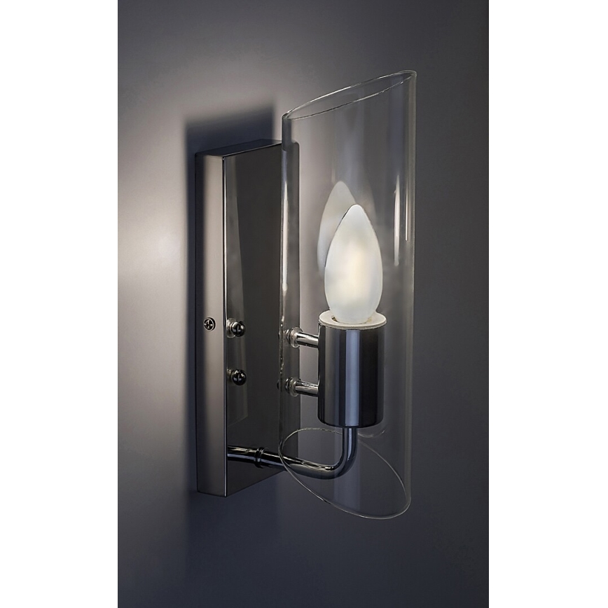 Rabalux - Badkamer wandlamp 1xE14/12W/230V IP44 glanzend chroom
