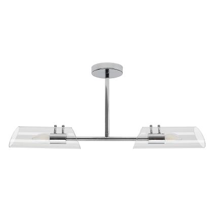 Rabalux - Badkamer hanglamp met vaste pendel 2xE14/12W/230V IP44 glanzend chroom