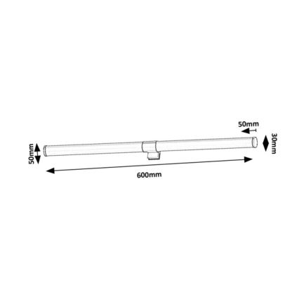 Rabalux - LED-verlichting voor badkamerspiegel LED/8W/230V IP44 60 cm