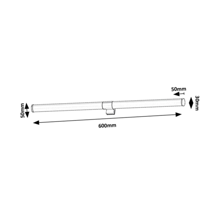 Rabalux - LED-verlichting voor badkamerspiegel LED/8W/230V IP44 60 cm