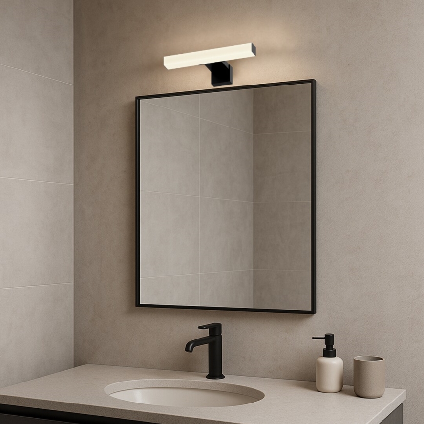 Rabalux - LED-spiegelverlichting voor de badkamer LED/4W/230V IP44 20 cm zwart