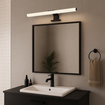 Rabalux - LED-spiegelverlichting voor de badkamer LED/9W/230V IP44 60 cm zwart