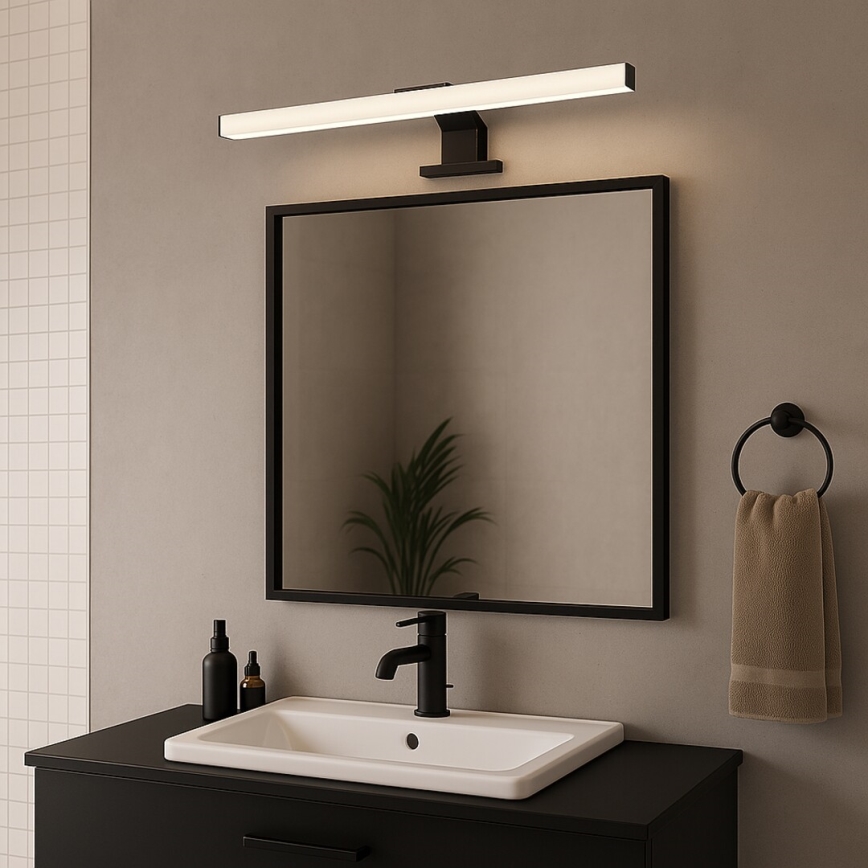 Rabalux - LED-spiegelverlichting voor de badkamer LED/9W/230V IP44 60 cm zwart