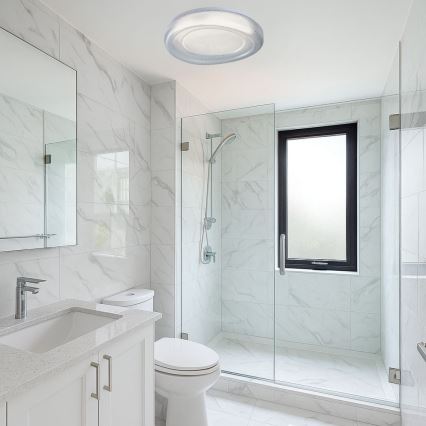 Rabalux - LED plafondlamp voor badkamer LED/24W/230V IP44 4000K Ø 38 cm