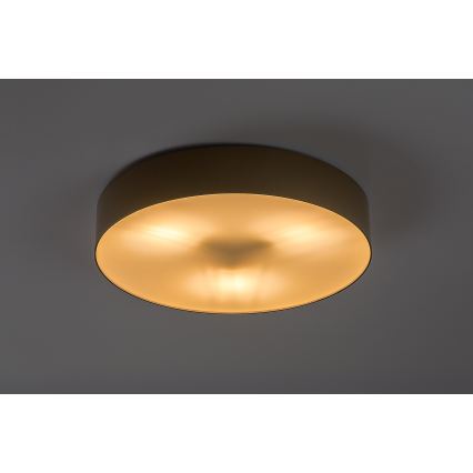 Rabalux - Buitenplafondlamp 3xE27/9W/230V Ø 39 cm IP43 beige