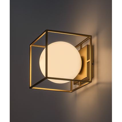 Rabalux - Buitenwandlamp 1xE14/15W/230V IP44, goudkleurig