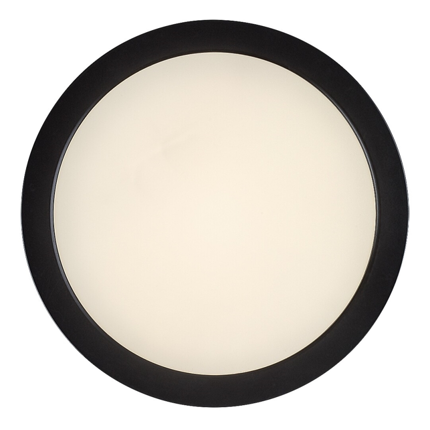 Rabalux - LED plafondlamp voor badkamer, 24W/230V, Ø 22 cm, IP44, zwart