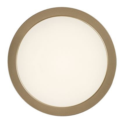 Rabalux - LED-plafondlamp voor badkamer 24W/230V Ø 22 cm IP44 goudkleurig