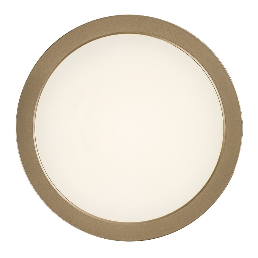 Rabalux - LED-plafondlamp voor badkamer 24W/230V Ø 22 cm IP44 goudkleurig