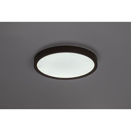Rabalux - LED plafonnière voor badkamer LED/18W/230V 3000/4000/6000K Ø 29 cm IP44 bruin