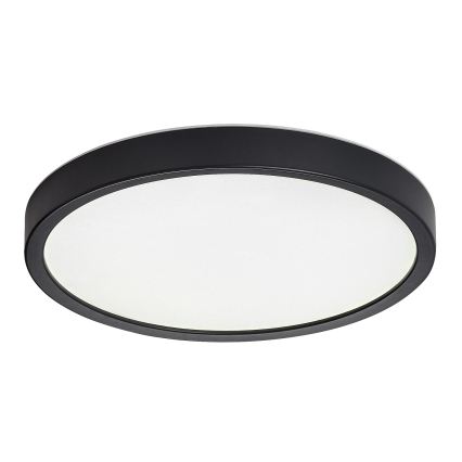 Rabalux - LED plafondlamp voor badkamer, 18 W, 230 V, 3000/4000/6000 K, Ø 29 cm, IP44, zwart