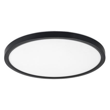 Rabalux - LED plafondlamp voor badkamer LED/24W/230V 3000/4000/6000K Ø 40 cm IP44 zwart