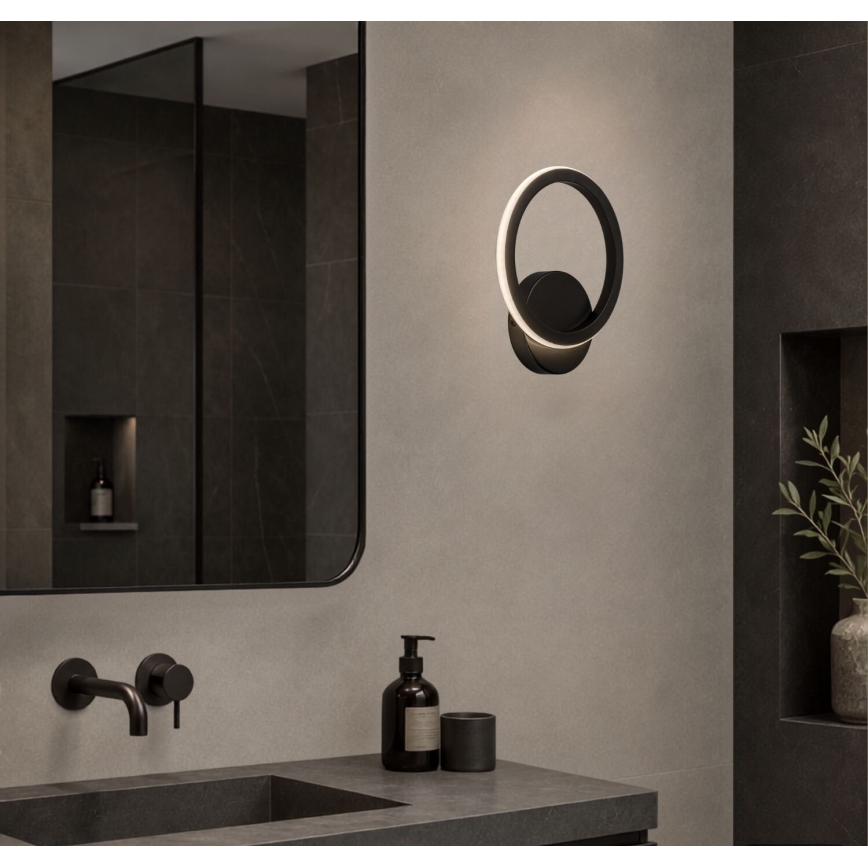 Rabalux - LED Badkamerwandlamp LED/8W/230V IP44 antraciet