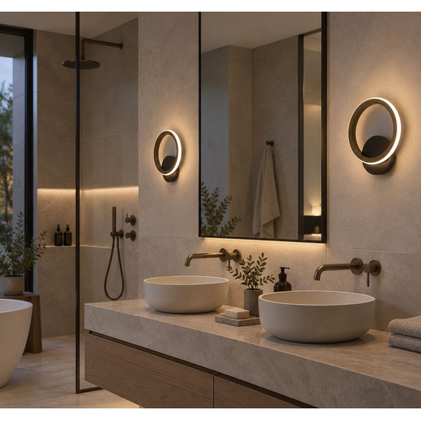 Rabalux - LED Badkamerwandlamp LED/8W/230V IP44 goudkleurig