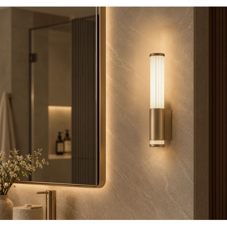 Rabalux - LED wandlamp voor badkamer LED/6W/230V IP44 goudkleurig